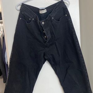 Abercrombie dad jeans high rise no stretch
